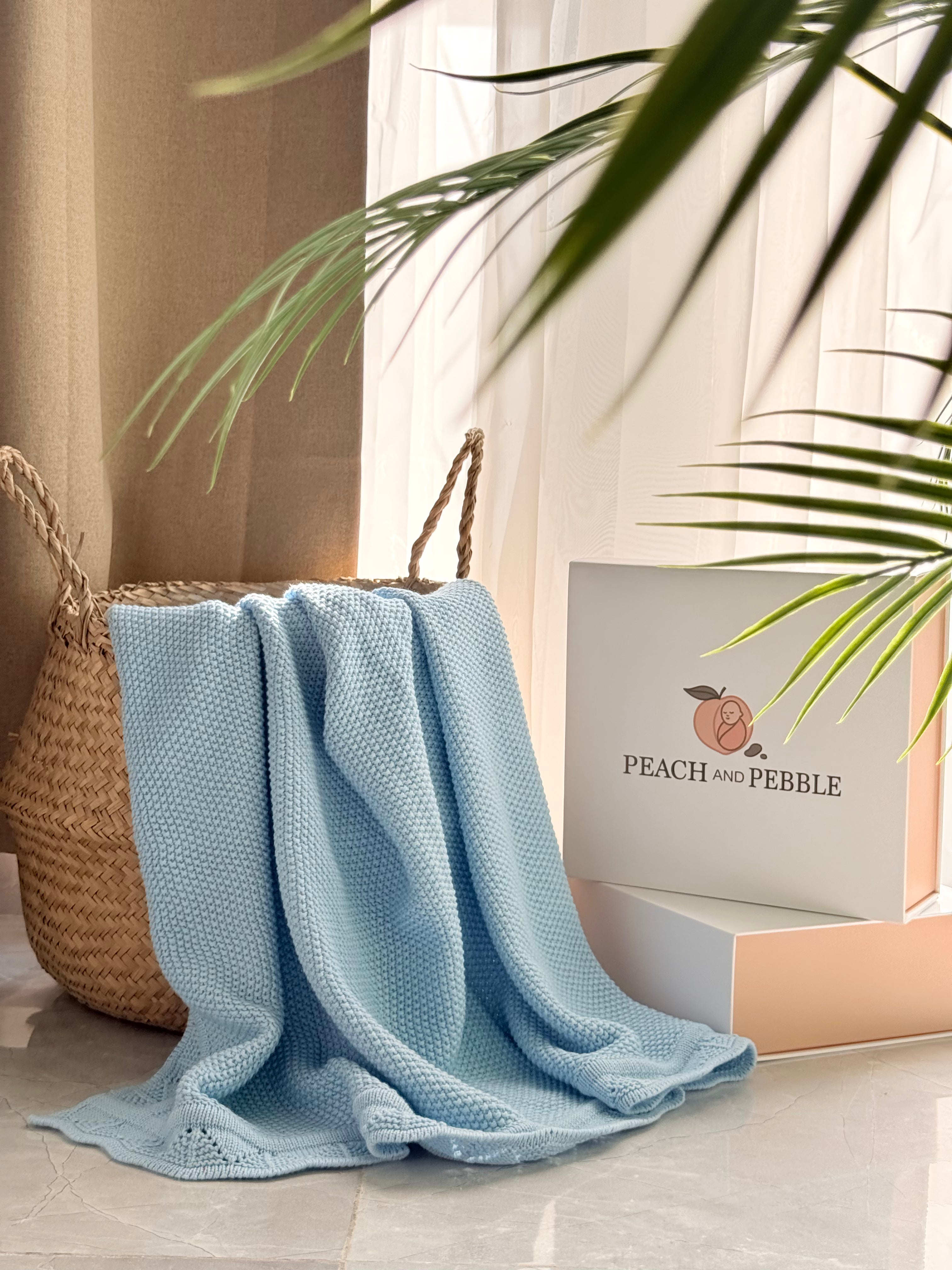 The Peach and Pebble Blankie