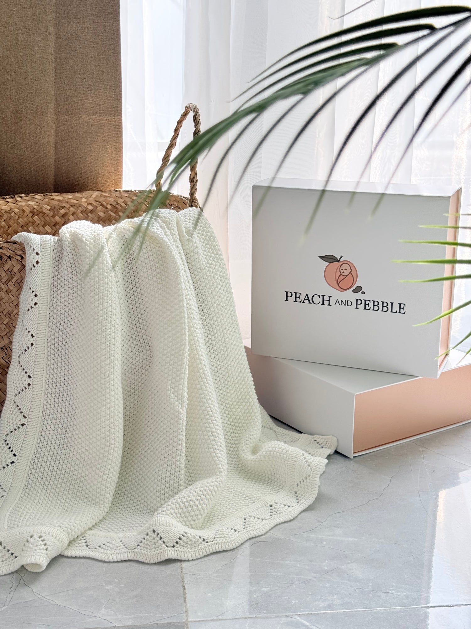 The Peach and Pebble Blankie