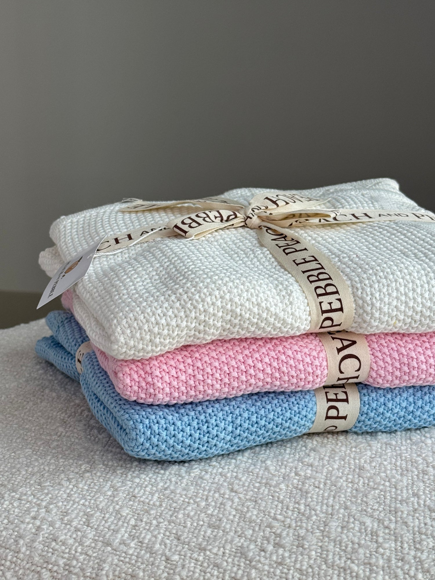 The Peach and Pebble Blankie
