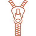 Double YKK zipper design